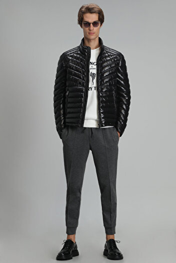Lufian Παντελόνι Larvi Jogger Slim Fit Σκούρο Γκρι