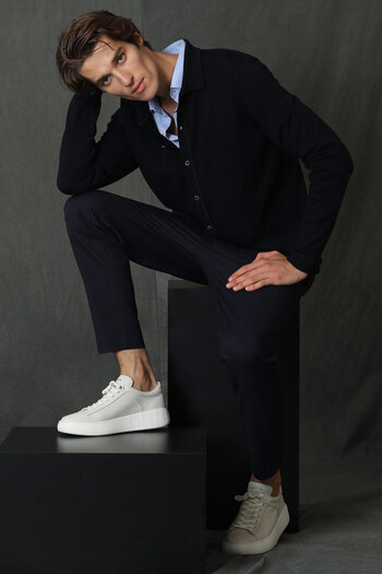 Lufian Ανδρικό πουλόβερ Orka Navy Blue