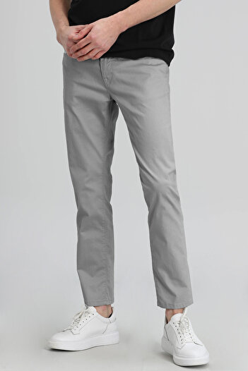 Lufian Marp Spor 5 Cep Erkek Pantolon Slim Fit Gri