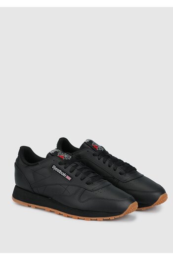 Reebok Černé klasické kožené tenisky - 101424133 -r