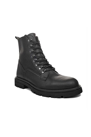 BENGAL Jack Motto Waterproof Guaranteed Black Men's Boots