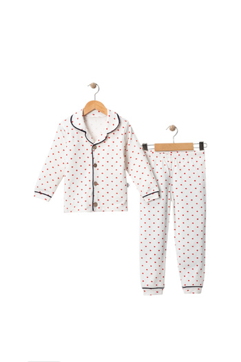 minella kids Pjama with Small Heart 9 Months/6 Years