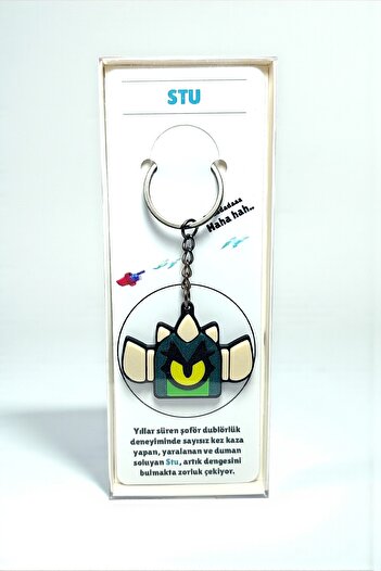 Saes Labs Brawl Stars Stu Keychain