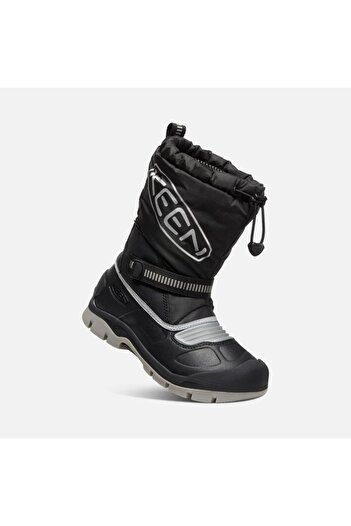 Keen 1026753 Snow Troll Wp Black/Silver Women's Outdoor Boots