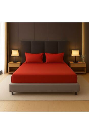 Motto Home The Motto 100% Cotton Elastic Fitted Sheet Set