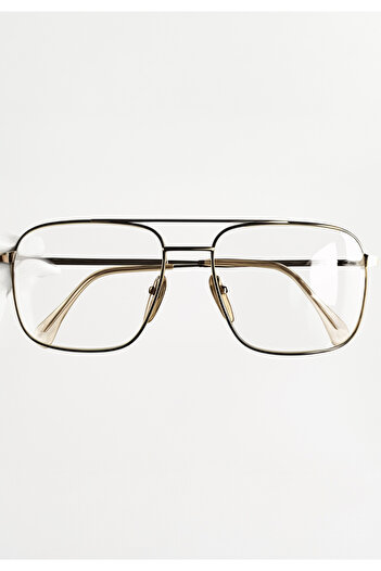 BAPPİR Pilot Model Blue Light Protective Gold Frame Glasses