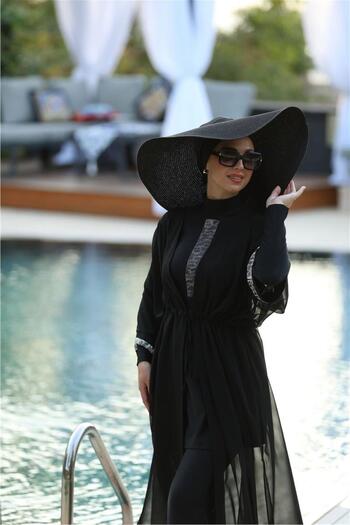 NS TASARIM MAYO Mira Model Waist Laced Design Hijab Pareo