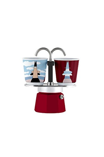 Bialetti Magrite Mini Express + 2 Espresso Cup Set