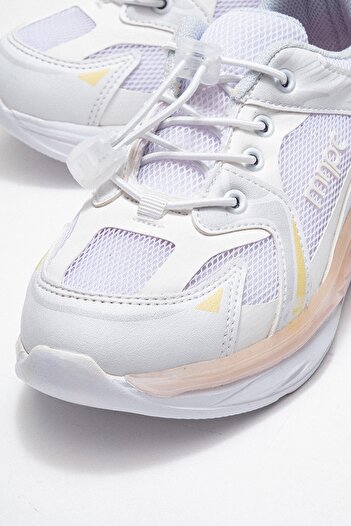mnpc Girl's White Casual Sneakers