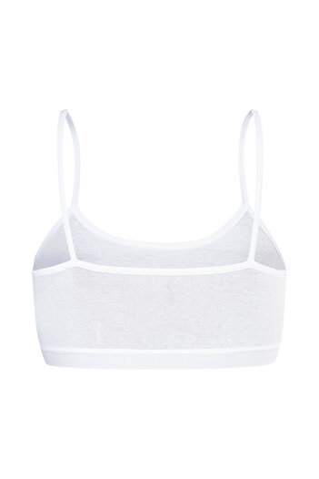 ÖZKAN underwear Özkan 42324 6'lı Paket Kız Çocuk Pamuklu Karışık Renk Süprem Pedsiz Alıştırma Sütyeni Esnek Rahat In