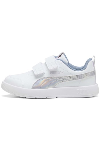 Puma Courtflex V3 Space Belle V Ps 404345 Orthopedic Children's Sports Shoes White