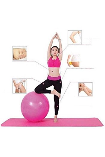 EGG 55CM Fitness Swiss Ball – Core Strength, Balance & Pilates Workouts