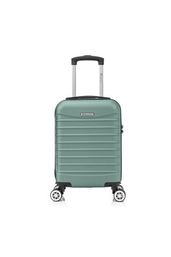 Quasar & Co. Line cabin trolley, 40x30x20cm, hand luggage trolley, cabin suitcase 4 wheels 360°, code, ABS, Turquoise