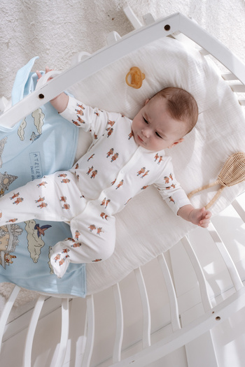 Atelier Babbi Baby Jumpsuit - Lead Soldier