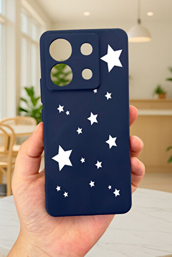 Vip Case Xiaomi Redmi Note 13 Pro 5g Mini Star Patterned Silicone Shock Absorbing Classic Protected Rubber Case277