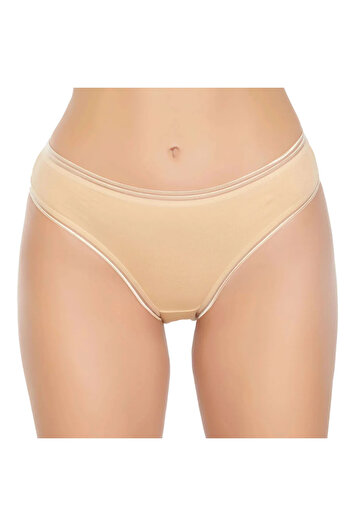 5.MEVSİM Silver Women's Bikini Panties Set of 3 (100% Cotton)