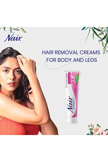 Nair Hair Removal Cream with Rose Scent for Sensitive Skin - 110g