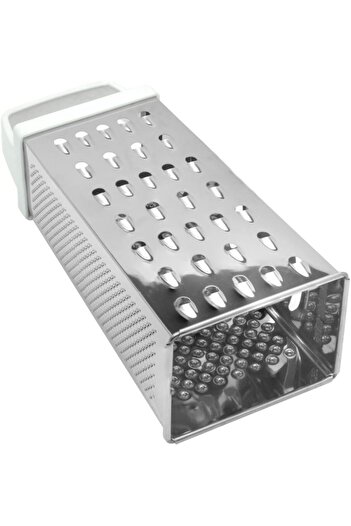 erorex Stainless Steel Four Way Grater, Silver, 9 Cm, Hkg004, Vegetable Slicer, Fruits Slicer, Multiple