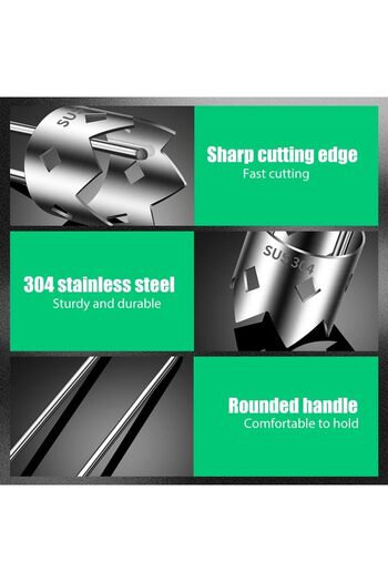 erorex Fruit Vegetable Corer, Stainless Steel Red Bell Pepper Seed Corer Tool, Universal Portable Core Pit