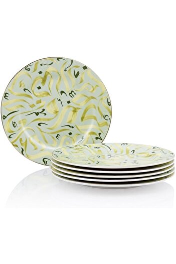 erorex Porcelain Plates 7.5 Inch Set Of 6 Hoba 102292