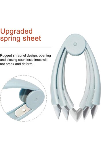 erorex Multi Functional Stainless Steel Huller Corer: Essential Portable Kitchen Gadget Strawberries,