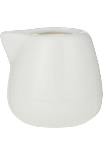 erorex Porcelain Creamer Without Handle, Ivory 55 Ml Capacity, 08 396