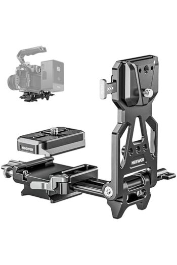 NEEWER Foldable V Mount Battery Plate with Quick Change Camera Base Plate Type Arca DSLR Camera Vide