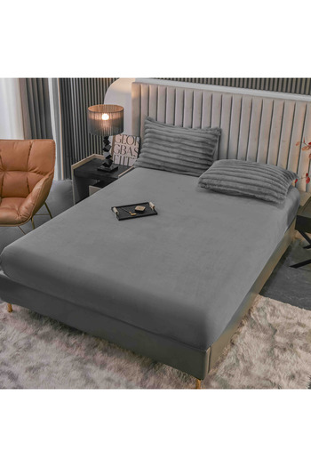 CHIRASO CHIRASO, COCOLINO Linen, Fitted Sheet Compatible 140, 160 and 180x200 Duvet Cover 2 Sides Pillowcase