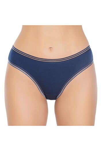 5.MEVSİM Silver Women's Bikini Panties 2-Piece Set (100% Cotton)