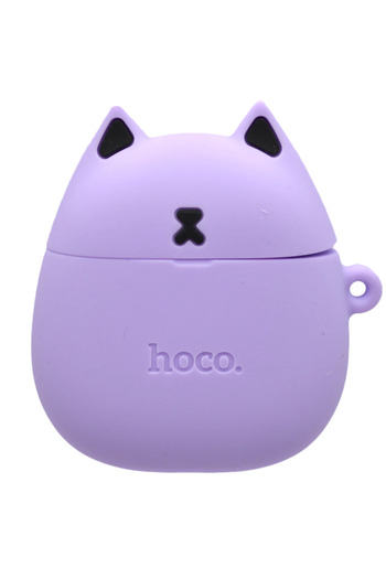 Hoco EW45 – Wireless Bluetooth 5.3 Headphones, Ear Buds, 200mAh, CatCase Case, LILAC
