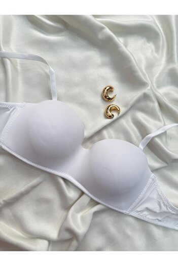 İNKO İÇ GİYİM White Recovery Underwire Unpadded Strapless Bra