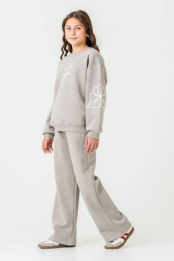 STELLA BUTİK Flower Patterned Children's Suit