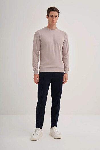 Cazador Crew Neck Gray Men's Sweatshirt 56100
