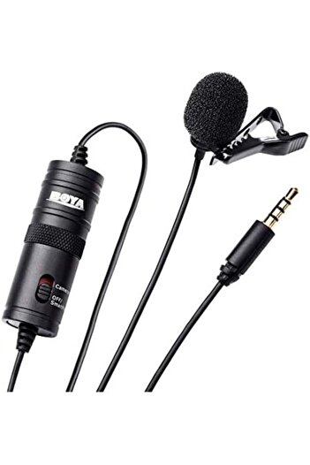 BOYA BY-M1 Omnidirectional Lavalier Microphone for Canon Nikon Sony DSLR Camcorder Audio Recorders i