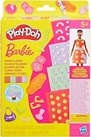 Hasbro Play‑Doh Flowers & Florals Pattern Pack G1363 – Fashion Accessory Kit for Kids Ages 5+