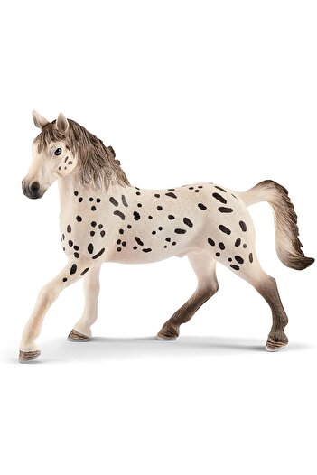 SCHLEICH 13889 Knabstrupper Stallion Figurine – Realistic Horse Model for Kids (Ages 5–12)