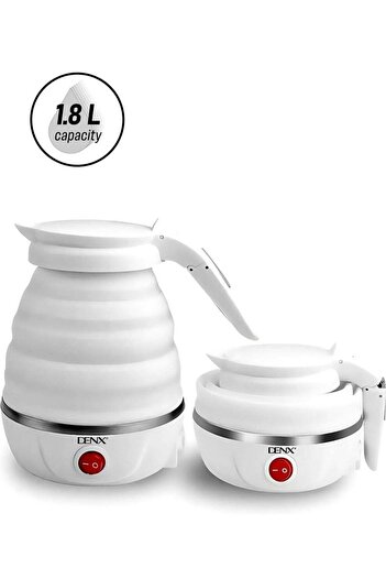 Denx Foldable kettle, Portable Foldable Electric Kettle for Travel