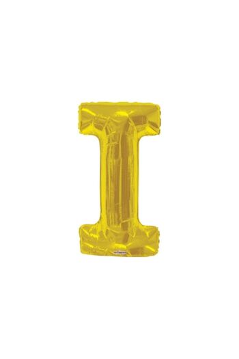 OEM Balon folie litera F, auriu, 80 cm