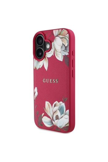 Danex Protective Case for iPhone 16, S75, Faux Leather, Fuchsia