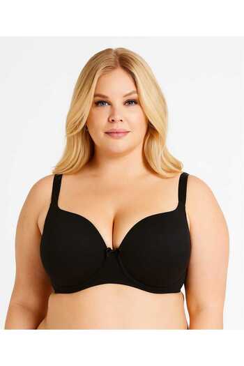 wear treasure D Cup (for Large Breasts) 3-Cup Supporting Bra with Underwire and Sponge