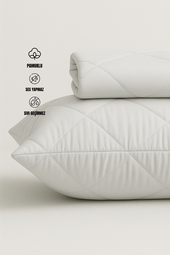 sutra Liquid Proof Cotton Quilted Pillow Protector - Pack of 2
