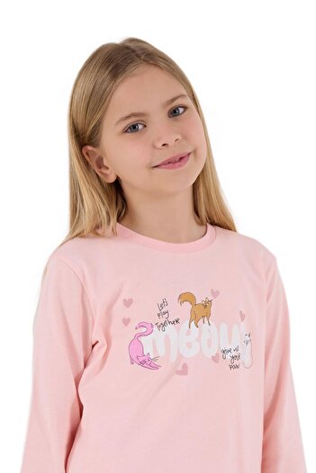 ROLY POLY Kız Çocuk Pembe Pijama Takımı 3710-G