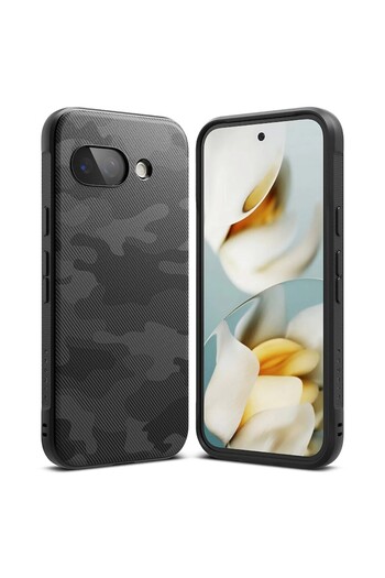 Tim High Protection Case for Google Pixel 9a, S54, Thermoresistant Plastic, Camo Intense Dark
