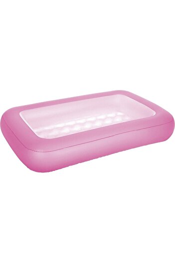 BESTWAY Rectangular Inflatable Pool 165x104x25 cm - Pink 26-51115