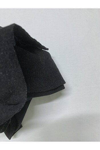 Yiğit Kumaş Anthracite Thin Ribana Fabric, Piece 100X60 cm
