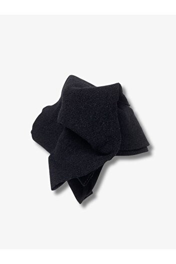 Yiğit Kumaş Anthracite Thin Ribana Fabric, Piece 100X60 cm