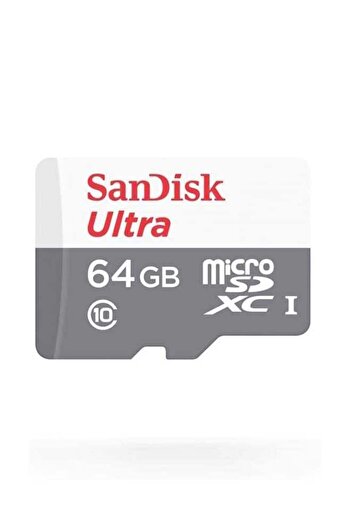 SanDisk بطاقة Ultra MicroSDXC UHS-I بسرعة 100 ميجابايت/ثانية سعة 64 جيجابايت