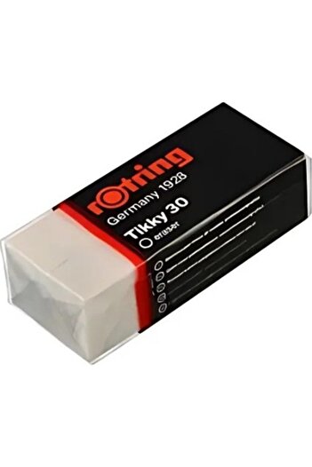 Rotring Γόμα εξετάσεων Tikky 30, 10 τεμάχια, λευκή, χωρίς ίχνη και χωρίς σκόνη