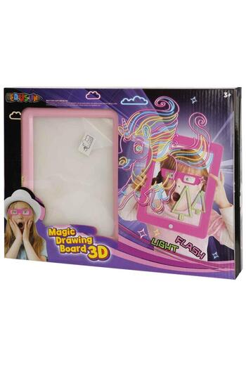 Sunman Doodle 3D Magic Drawing Board Pink or White