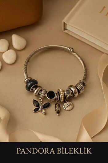 ARYA DESİGN Stainless Charm Bracelet - Modern and Durable Design in Gift Box